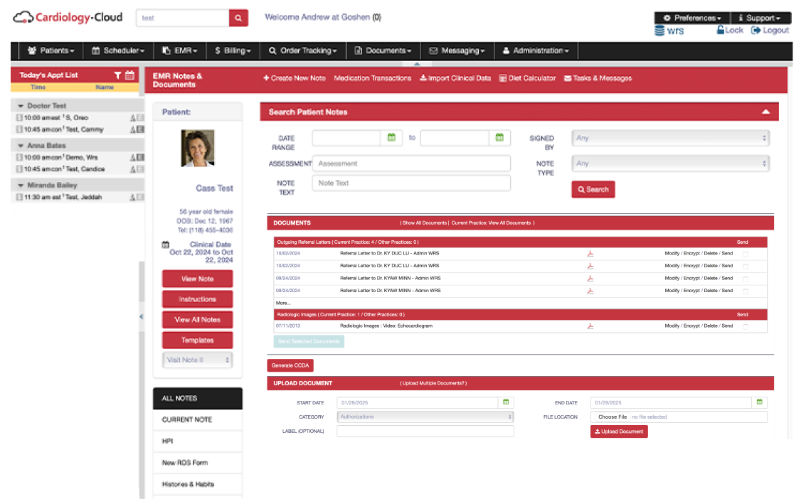 Cardiology_patient_record_dashbaord